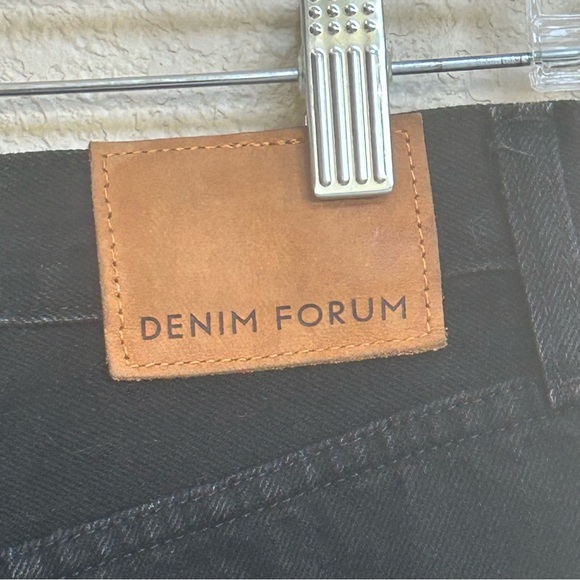 Aritzia Denim Forum The Bonet High Rise Loose Distressed Jeans Women’s 25 Black - Picture 7 of 12